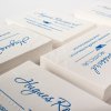 biglietto da visita con sistema letter press carta gmund 600gr 1